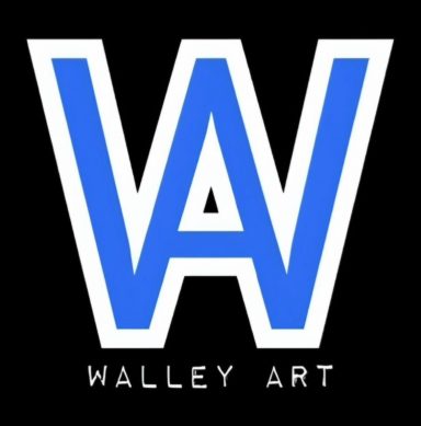 Walley art logo. Logo of Joel Walley Art